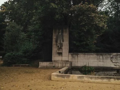 Adolphe Max memorial statue Stock Photos