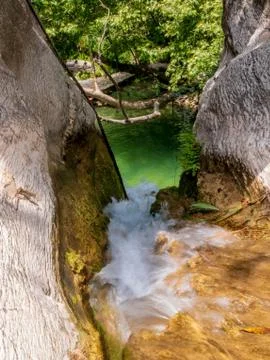 Adonis baths waterfalls Stock Photos