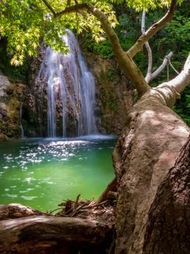 Adonis baths waterfalls Stock Photos