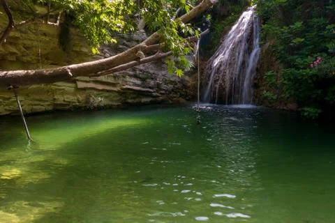 Adonis baths waterfalls Stock Photos