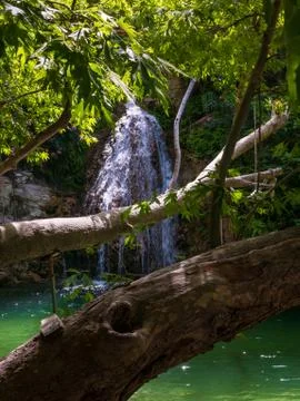Adonis baths waterfalls Stock Photos