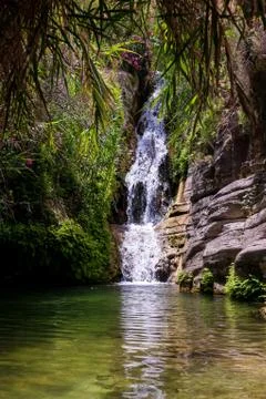 Adonis baths waterfalls Stock Photos