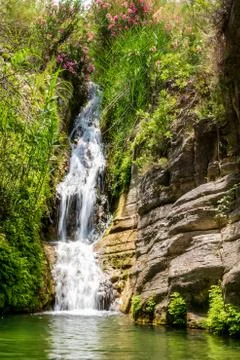 Adonis baths waterfalls Stock Photos