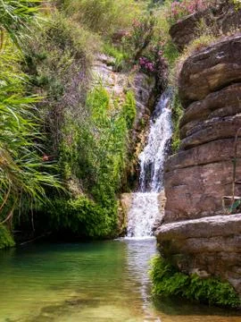 Adonis baths waterfalls Stock-Fotos