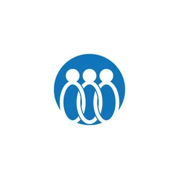 Adoption and Community, network and social icon design Stock Illustration