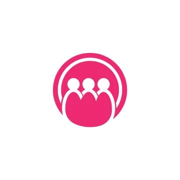 Adoption and Community, network and social icon design Stock Illustration