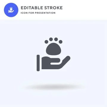 Adoption icon vector, filled flat sign, solid pictogram isolated on white, lo 스톡 일러스트