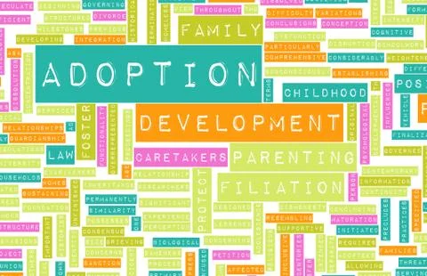 Adoption Illustrazione stock