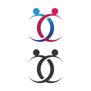 Adoption Logo template vector icons Vector  Illustrazione stock