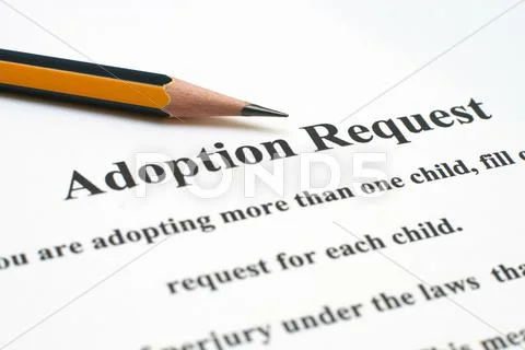 Adoption request Stock Photos