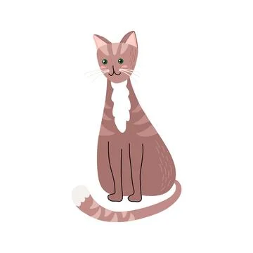 Adorable cat Illustrazione stock