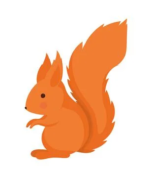 Adorable chipmunk design Illustrazione stock