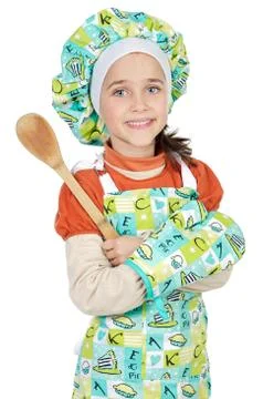 Adorable future cook Stock Photos