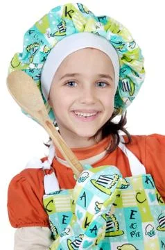 Adorable future cook Stock Photos