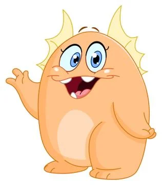 Adorable monster Stock Illustration