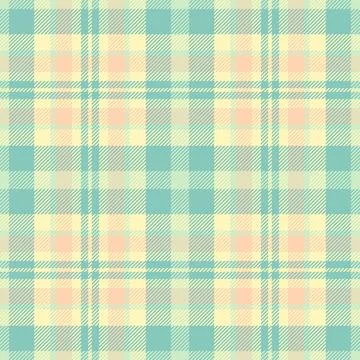 Adorable pattern vector background, teal seamless check plaid. Marketing te.. Stock Illustration