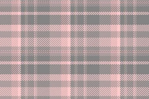 Adorable texture seamless textile, graphic tartan check pattern. Feminine b.. Stock Illustration