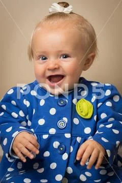 Adorable Toddler Child Smiling at Camera Stock Photos