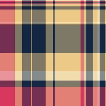 Adorable vector fabric background, model texture plaid check. National tart.. 스톡 일러스트