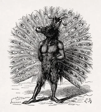 Adramelech - Dictionnaire infernal Stock Illustration