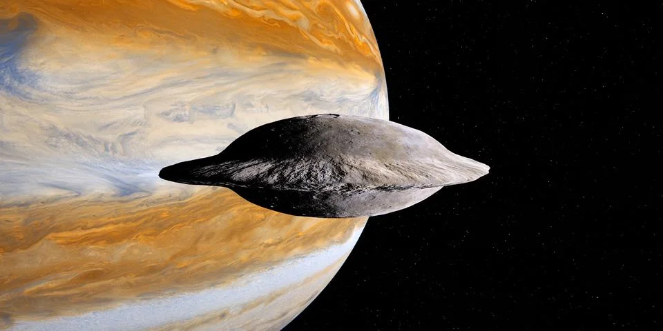 Adrastea Jupiter Moon Stock Illustration