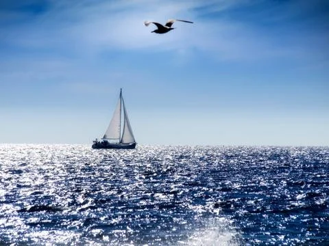 Adratic noon Stock Photos