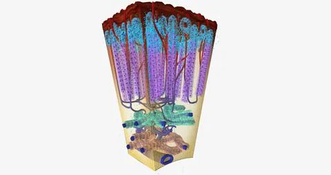 The Adrenal Cortex Hormone Release Stock Illustration