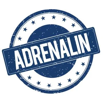 ADRENALIN stamp sign Stock Illustration