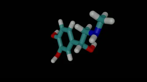 Adrenaline molecule with alpha channel Vidéo 11242512