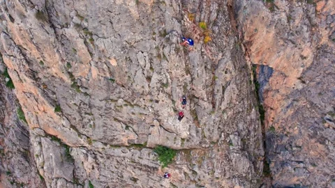 "Adrenaline Rock Climb" Stock Footage 309205995