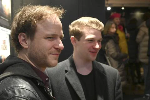 Adrian Goiginger und Simon Morze bei der Premiere des Kinofilms Der Fuchs ... Stock Photos