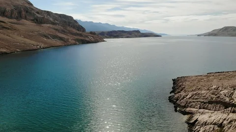 Adriatic Cove Flyover Stock Footage 109203412