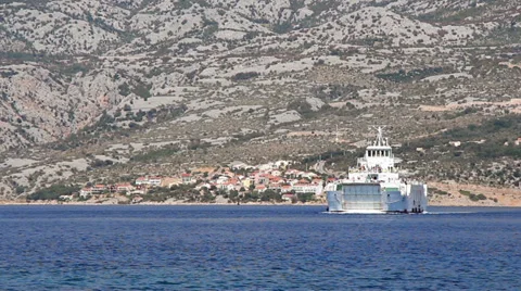 Adriatic Ferry 3 Stock Footage 30142289