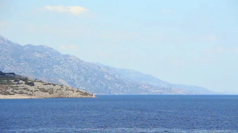 Adriatic Ferry Ride 2 Stock Footage 30160843