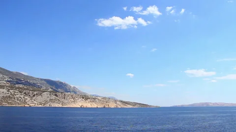 Adriatic Ferry Ride 3 Stock Footage 30168930