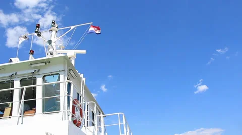 Adriatic Ferry Ride 7 Stock Footage 30209518