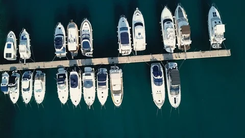 Adriatic Marina Stock Footage
