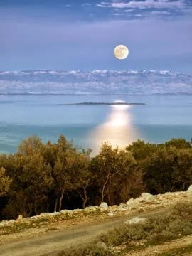 Adriatic moon Stock Photos