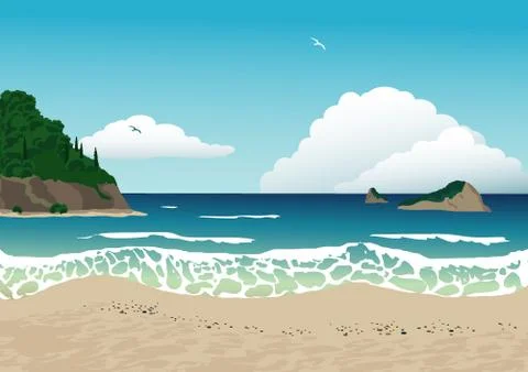 Adriatic Sea Stock Illustration