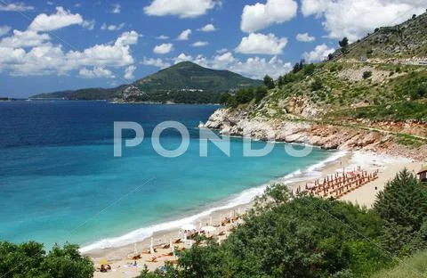 Adriatic seacoast, Montenegro Stock Photos