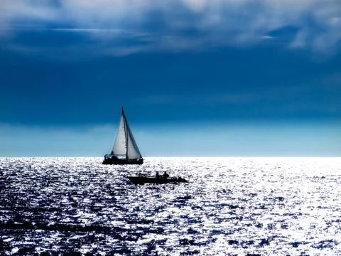 Adriatic shadows Stock Photos