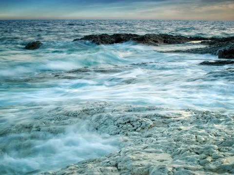 Adriatic strom Stock Photos