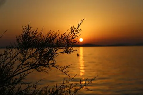 Adriatic Sunset Stock Photos