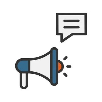 Ads icon vector image. Stock Illustration