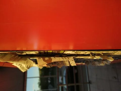 Ads on the wall Foto stock