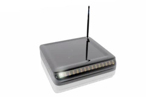 ADSL modem router Stock Illustration