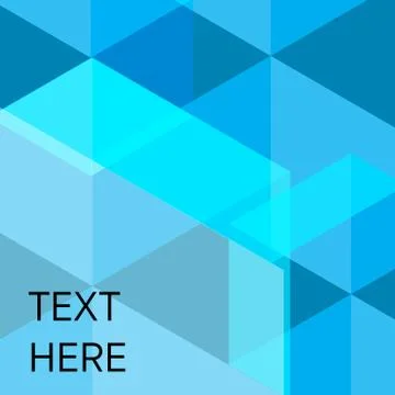 Adstract vector background Icon with transparent template in blue color Stock Illustration