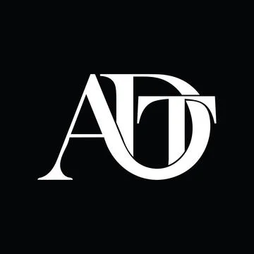 ADT-letter-initial-monogram--logo Stock Illustration