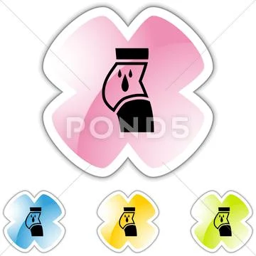 Adult diaper Stock Illustration