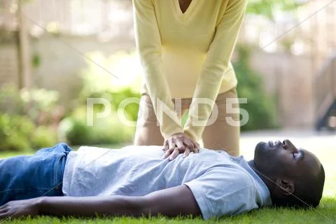 Adult resuscitation Stock Photos